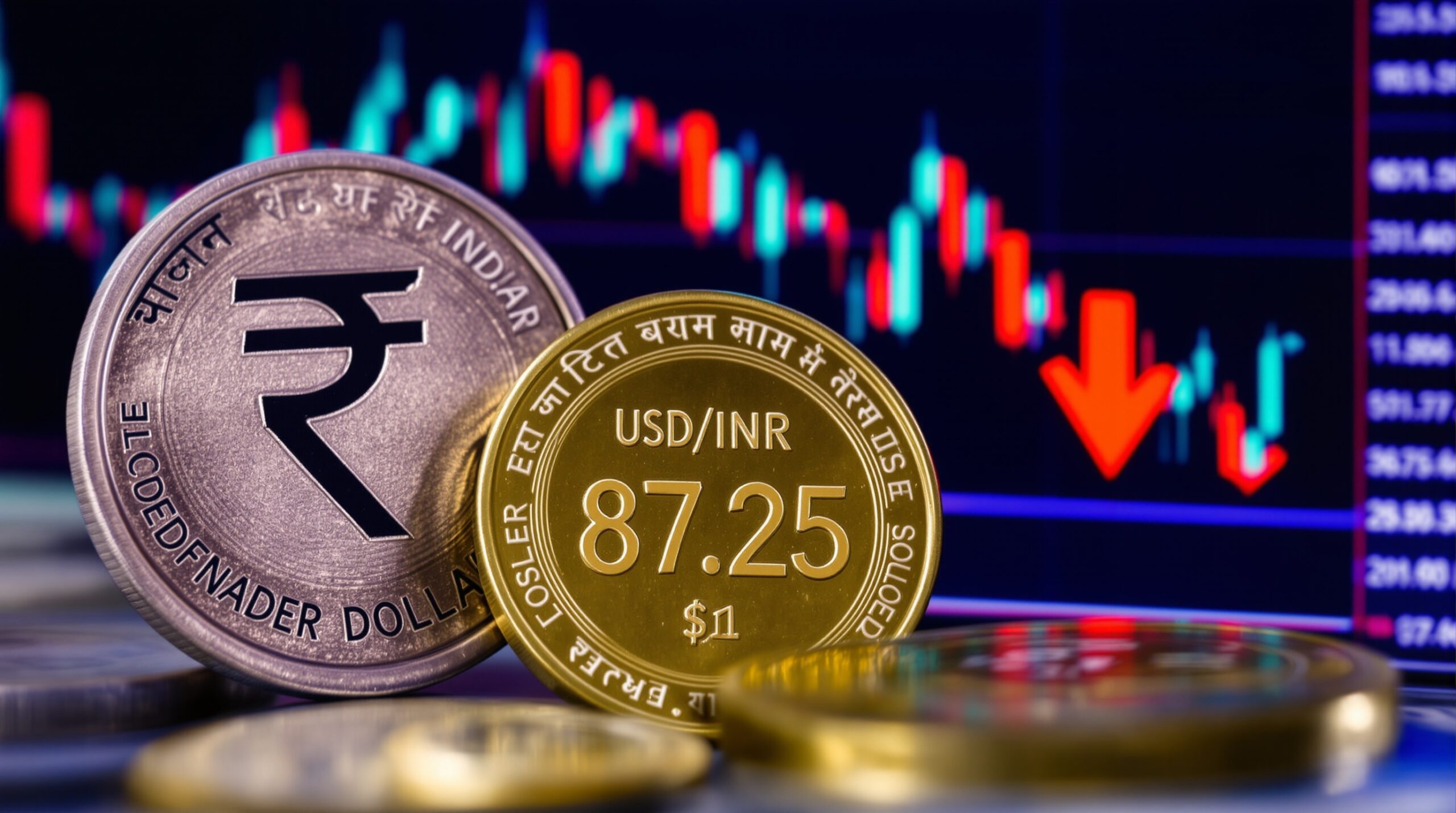 Indian Rupee Weakens Amid Surging Dollar Demand from Oil Importers